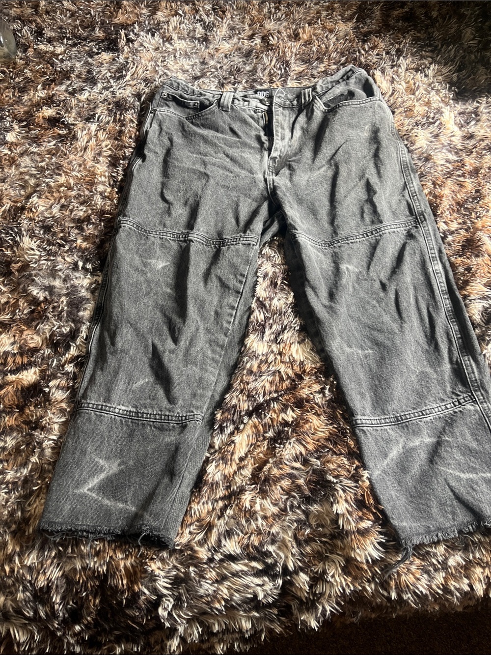 Black Washed Carpenter Jeans